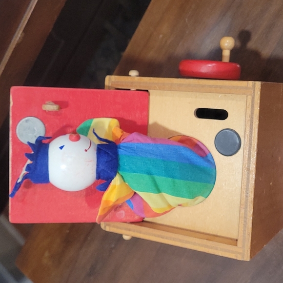 Vintage Handmade Jack In The Box, England, rare toy - Picture 1 of 4